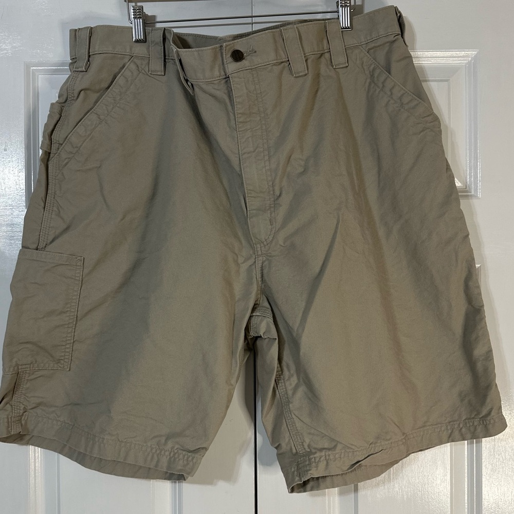 Men’s Carhartt big and tall loose fit canvas size 46 utility shorts